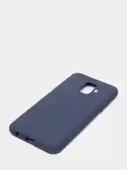 Темно-синий чехол Samsung Galaxy A6 2018 силиконовый