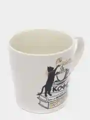 Кружка фарфоровая, "Кошкин дом", с элементами золота, 390 мл