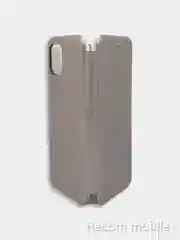 Серебряный чехол-книжка для Samsung Galaxy A03 (Самсунг А03)