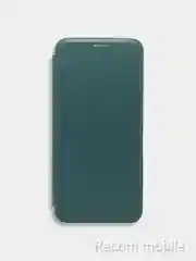 Зеленый чехол-книжка для Samsung Galaxy A03 (Самсунг А03)