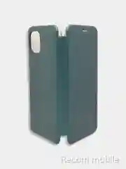 Зеленый чехол-книжка для Samsung Galaxy A03 (Самсунг А03)