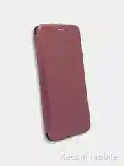 Багровый чехол-книжка для Samsung Galaxy A03 (Самсунг А03)