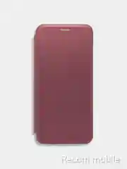 Багровый чехол-книжка для Samsung Galaxy A03 (Самсунг А03)