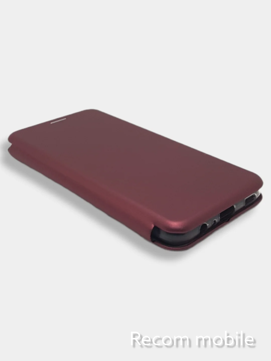Багровый чехол-книжка для Samsung Galaxy A03 (Самсунг А03)