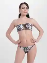 Черный раздельный купальник