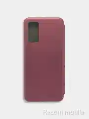 Багровый чехол книжка для Samsung Galaxy S20 FE, S20FE с функцией подставки