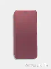 Багровый чехол книжка для Samsung Galaxy S20 FE, S20FE с функцией подставки