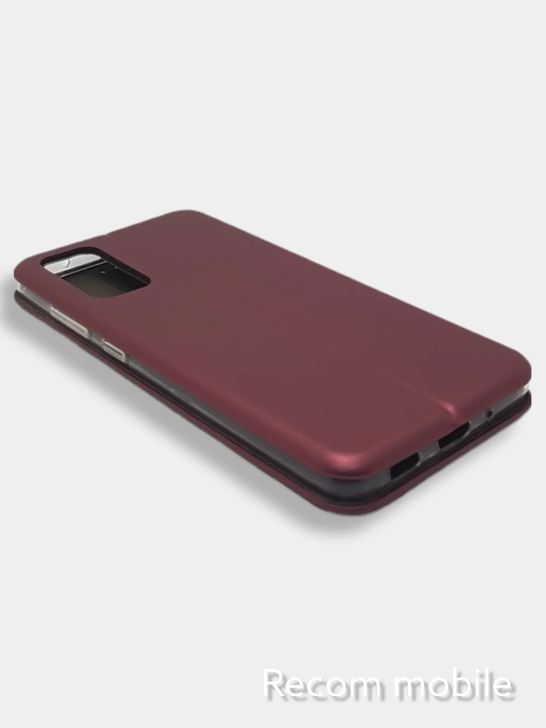 Багровый чехол книжка для Samsung Galaxy S20 FE, S20FE с функцией подставки