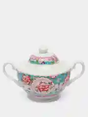 Сахарница "Цветочные кружева", фарфор, 18 х 11,5 х 11 см, 450 мл