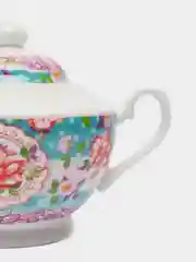 Сахарница "Цветочные кружева", фарфор, 18 х 11,5 х 11 см, 450 мл