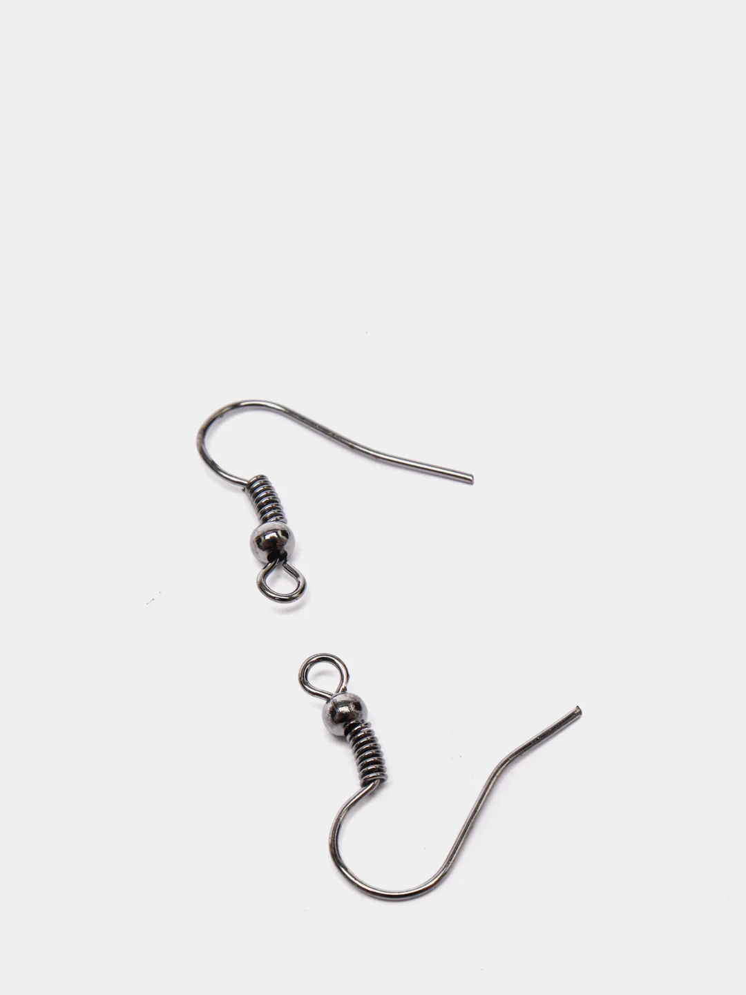 Серый серьги - крючки, основа, швензы, 30 штук