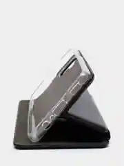 Черный чехол-книжка Samsung Galaxy A12, Самсунг Галакси А12