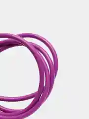 Сиреневый кабель зарядки Micro-USB, Type-C, 8PIN-lightning, с подсветкой
