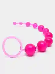 Красный анальные бусы, 30 см