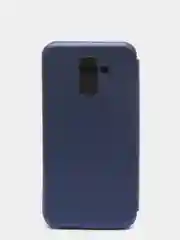 Синий чехол книжка Samsung Galaxy A6 Plus 2018 / J8 2018
