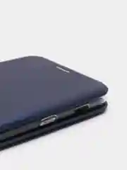 Синий чехол книжка Samsung Galaxy A6 Plus 2018 / J8 2018