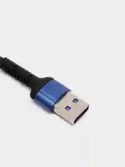 Фиолетовый кабель зарядки Micro-USB, Type-C, 8PIN-lightning, с подсветкой