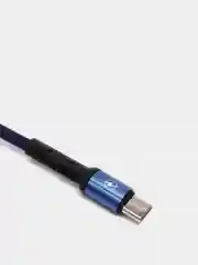 Фиолетовый кабель зарядки Micro-USB, Type-C, 8PIN-lightning, с подсветкой