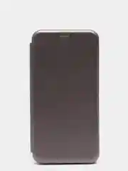 Серый чехол книжка Samsung Galaxy A6 Plus 2018 / J8 2018