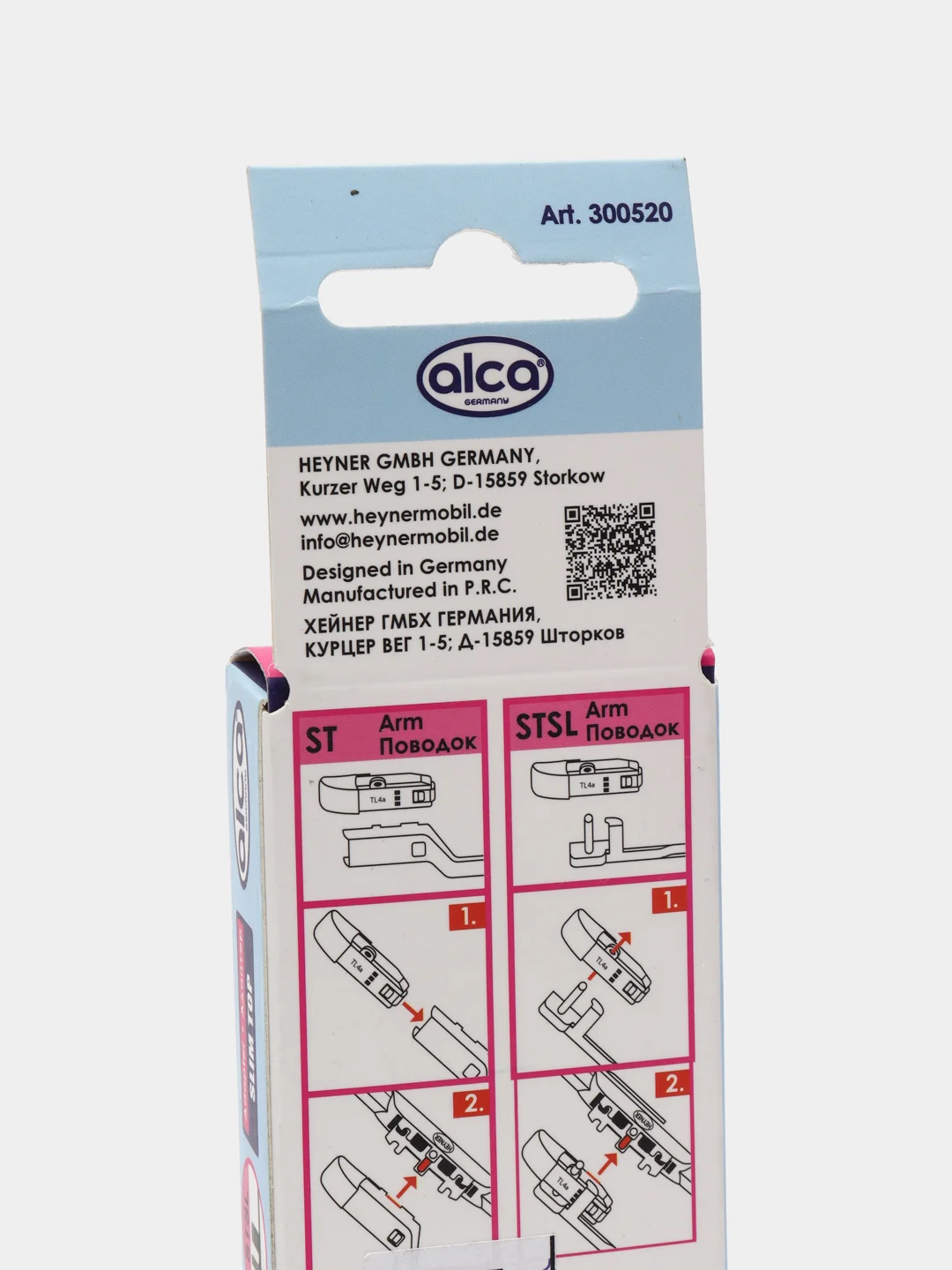 Адаптер на щетки стеклоочистителя ALCA 300520 SLIM TOP /переходник для дворника / Германия