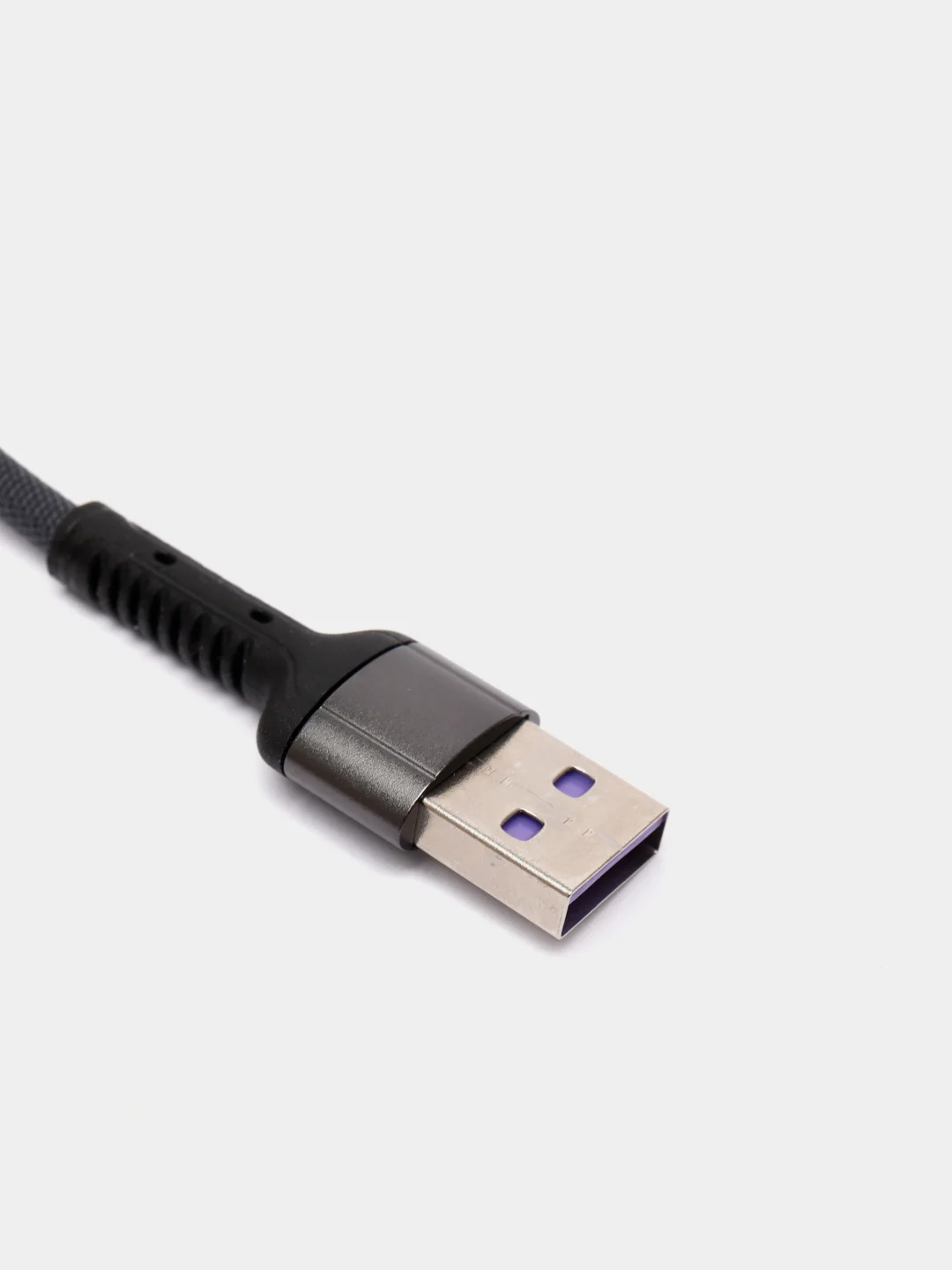 Серый кабель зарядки Micro-USB, Type-C, 8PIN-lightning, с подсветкой