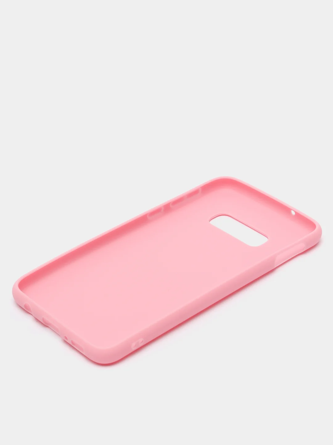 Розовый чехол Samsung Galaxy S10e (Самсунг Галакси С10е), силиконовый