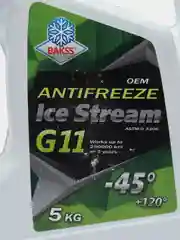 Антифриз зеленый BAKSS Ice Stream G11 (БАКСС) 5 кг