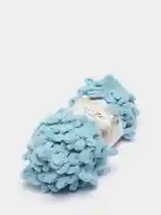 Лазурный пряжа петельками Alize Puffy, большие петельки
