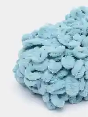 Лазурный пряжа петельками Alize Puffy, большие петельки