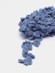 Голубой пряжа петельками Alize Puffy, большие петельки