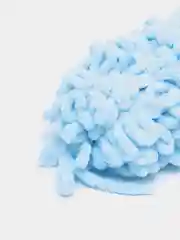 Бирюзовый пряжа петельками Alize Puffy, большие петельки