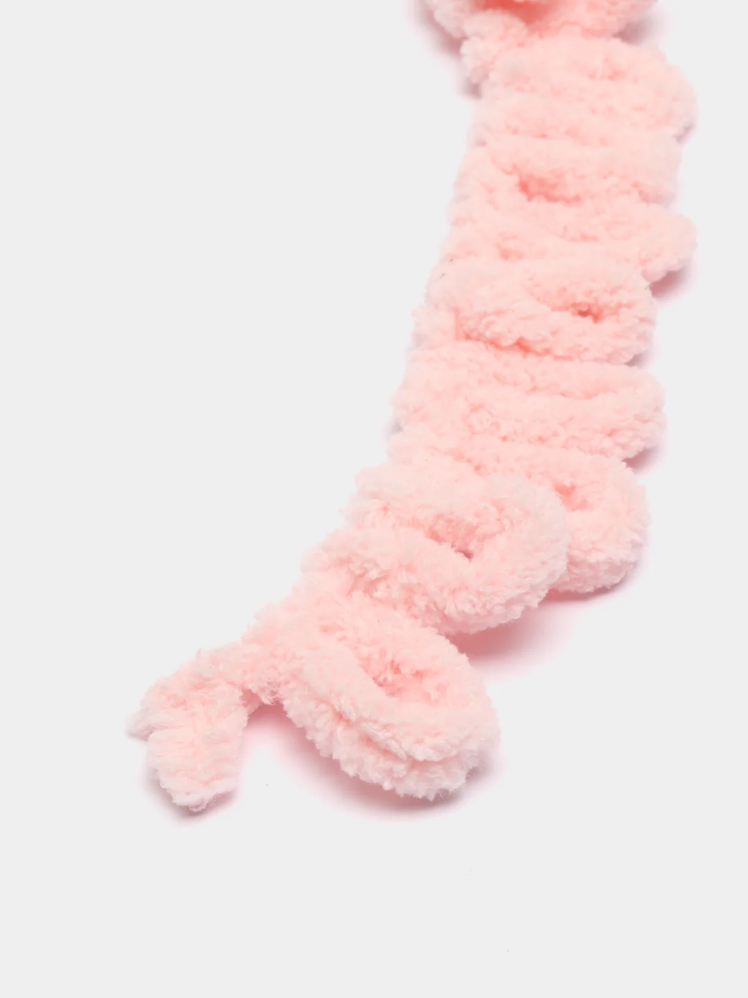 Пастельно-коралловый пряжа петельками Alize Puffy, большие петельки