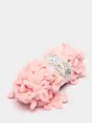Пастельно-коралловый пряжа петельками Alize Puffy, большие петельки