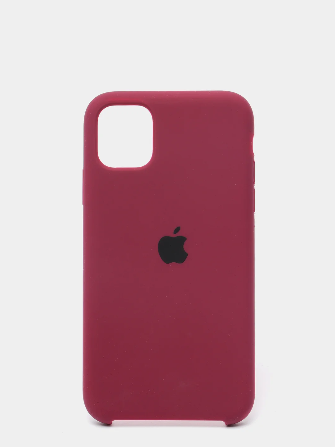 Багровый чехол Silicone case для iPhone 11/XR/12/7/8/X/XS/6S/Pro/Max,Plus,SE Силиконовый (айфон)