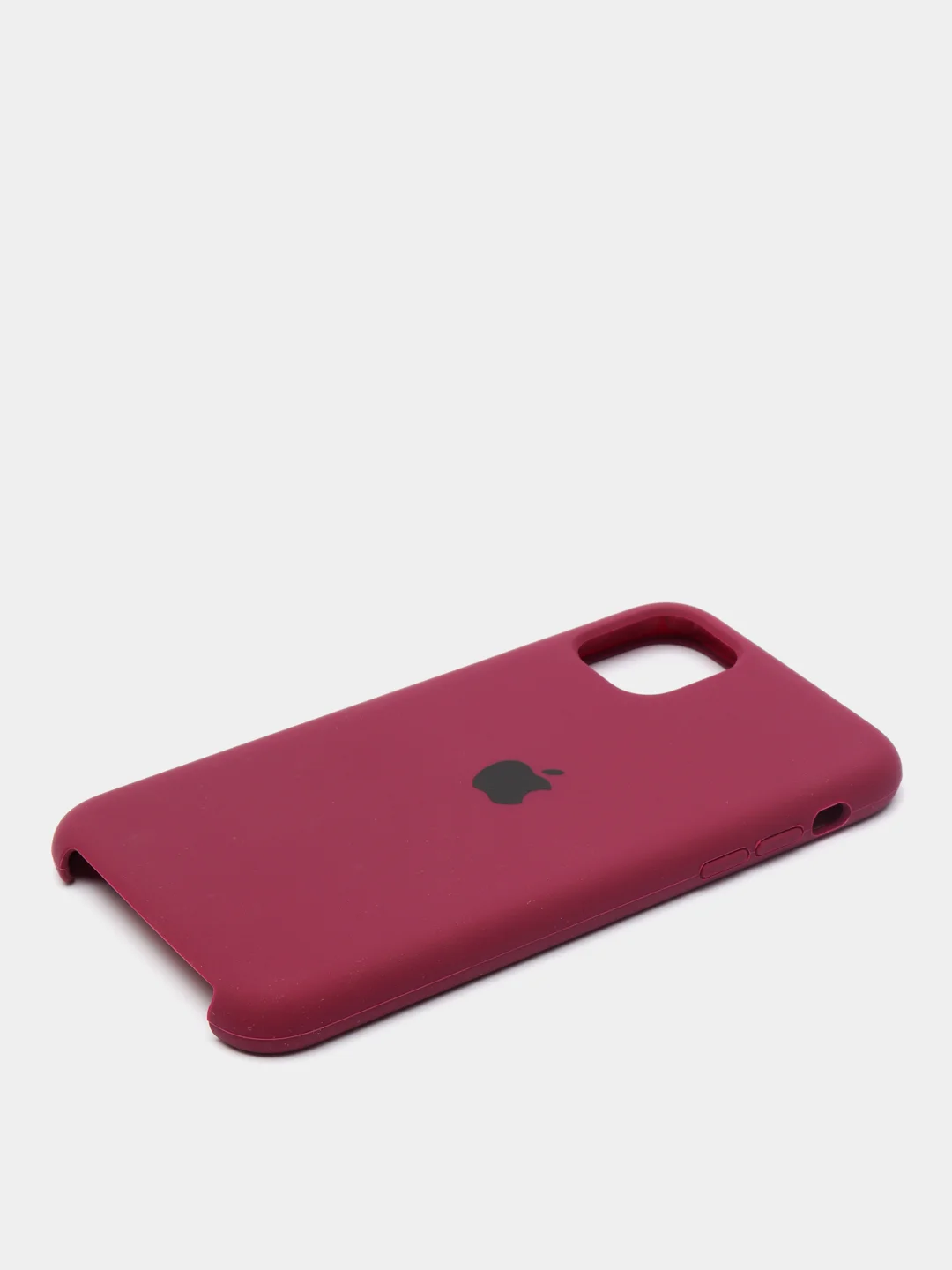 Багровый чехол Silicone case для iPhone 11/XR/12/7/8/X/XS/6S/Pro/Max,Plus,SE Силиконовый (айфон)