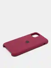 Багровый чехол Silicone case для iPhone 11/XR/12/7/8/X/XS/6S/Pro/Max,Plus,SE Силиконовый (айфон)