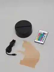 Вишнёвый акриловый ночник