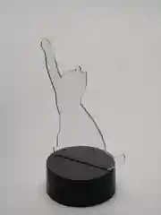Бежевый акриловый ночник