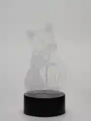 Бордовый акриловый ночник