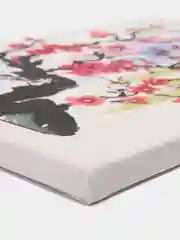 Картина на холсте с подрамником " Цветение сакуры",размер 40x30, 60x40, в упаковке