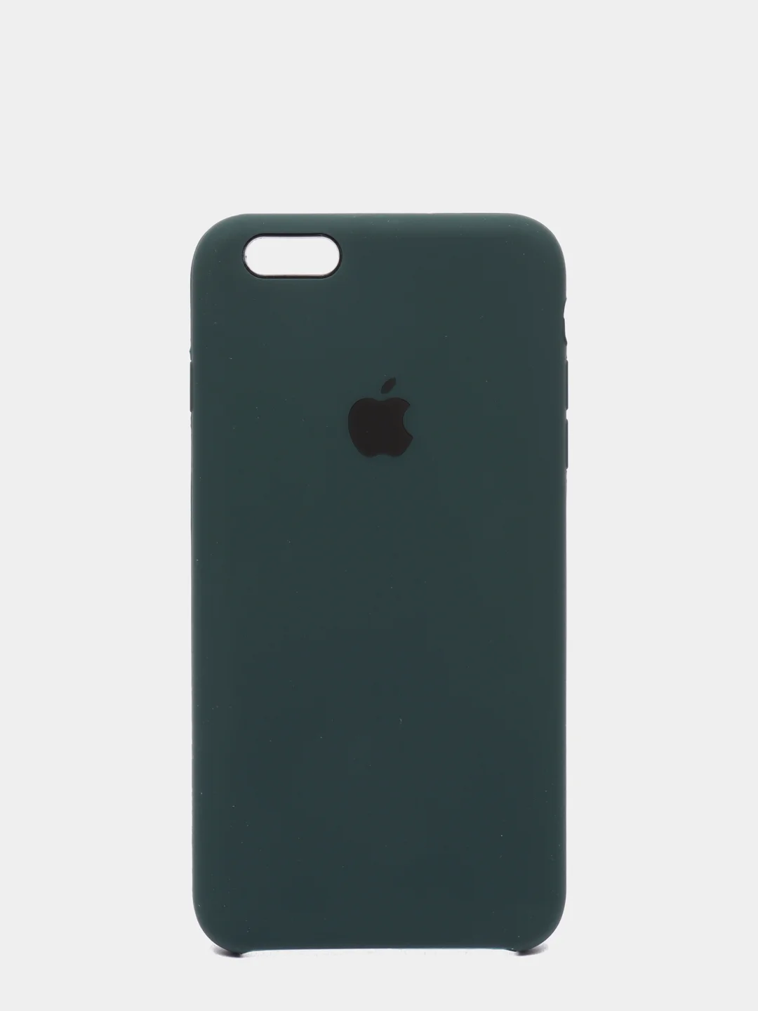 Тёмно-зелёный силиконовый чехол iPhone 6 Plus / 6S Plus, с открытым низом