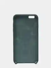 Тёмно-зелёный силиконовый чехол iPhone 6 Plus / 6S Plus, с открытым низом