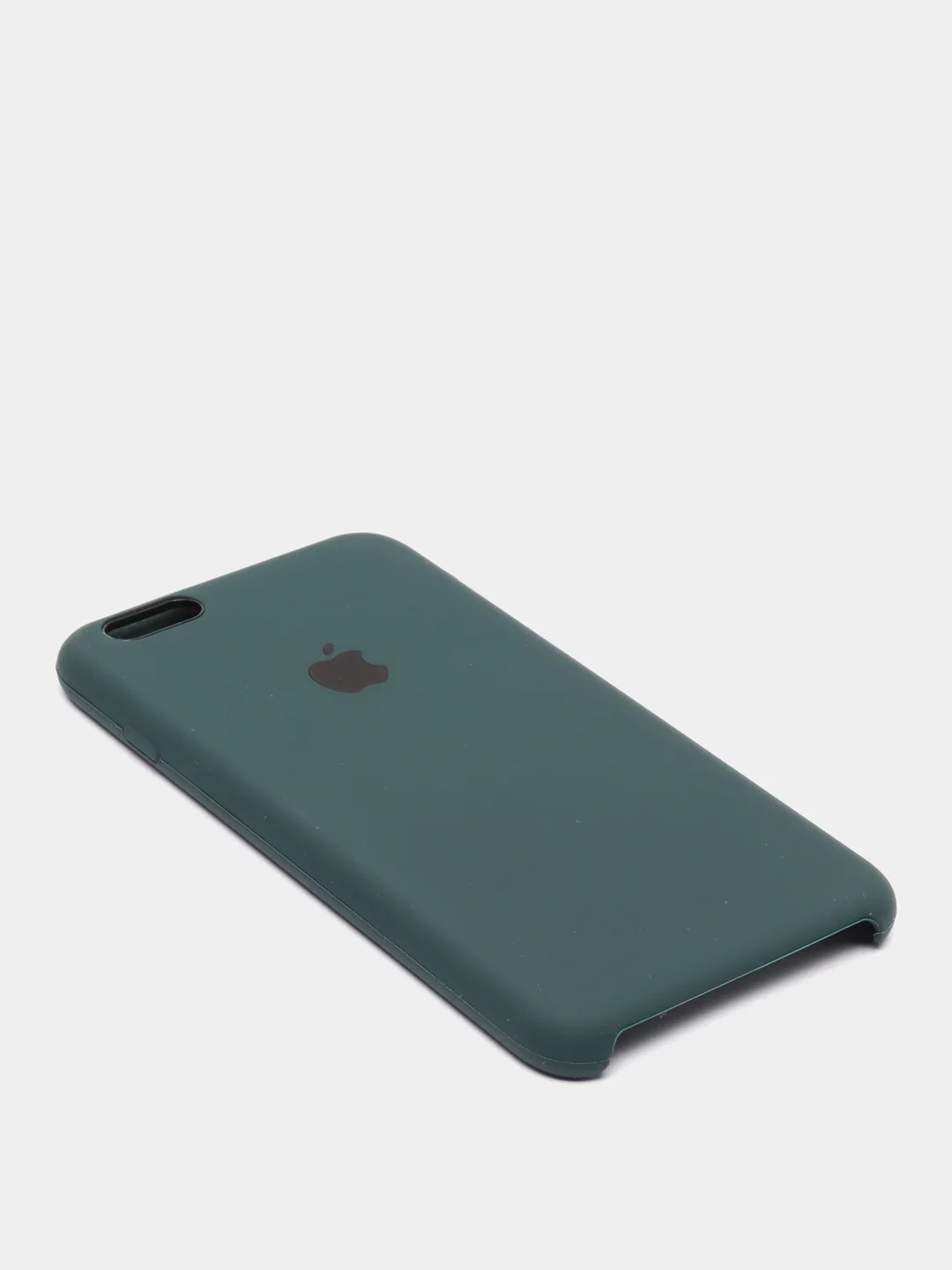 Тёмно-зелёный силиконовый чехол iPhone 6 Plus / 6S Plus, с открытым низом