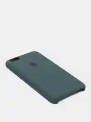 Тёмно-зелёный силиконовый чехол iPhone 6 Plus / 6S Plus, с открытым низом