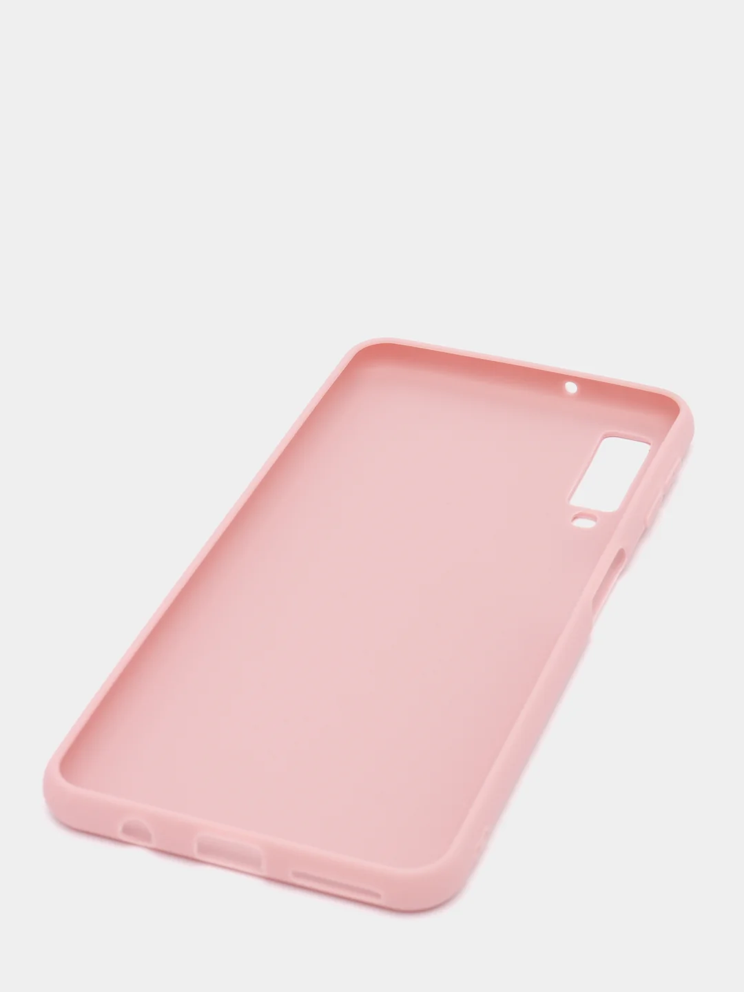 Бежевый чехол Samsung Galaxy A7 2018 силиконовый A750