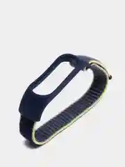 Индиго ремешок нейлоновый для Xiaomi mi band 4/5/6/7, на липучке, Сяоми ми банд