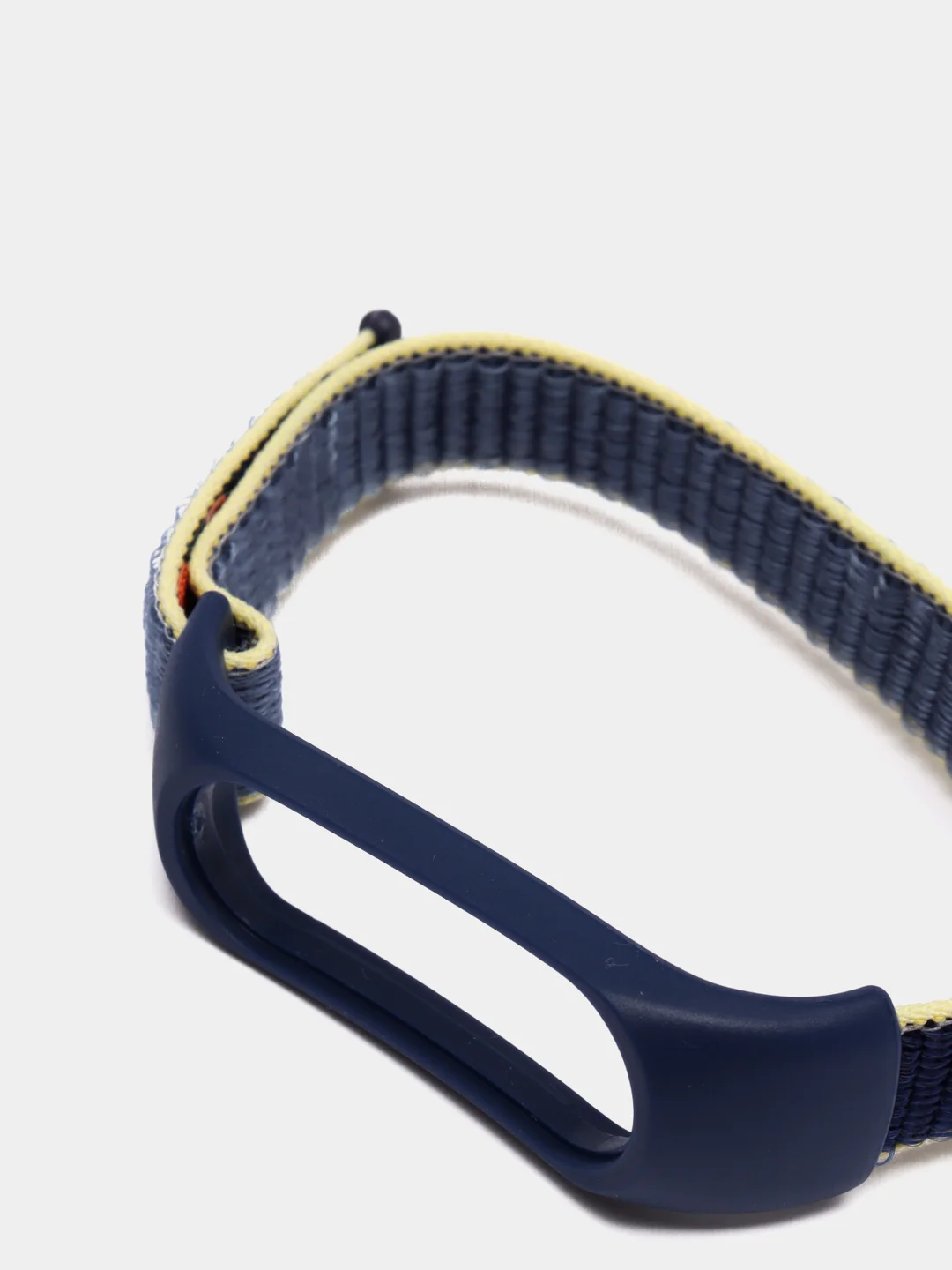 Индиго ремешок нейлоновый для Xiaomi mi band 4/5/6/7, на липучке, Сяоми ми банд