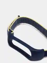 Индиго ремешок нейлоновый для Xiaomi mi band 4/5/6/7, на липучке, Сяоми ми банд