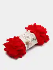 Красный пряжа Alize puffy петельки