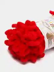 Красный пряжа Alize puffy петельки